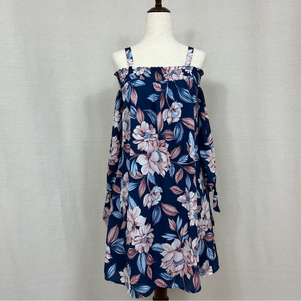 As U Wish Floral Off-Shoulder Dress